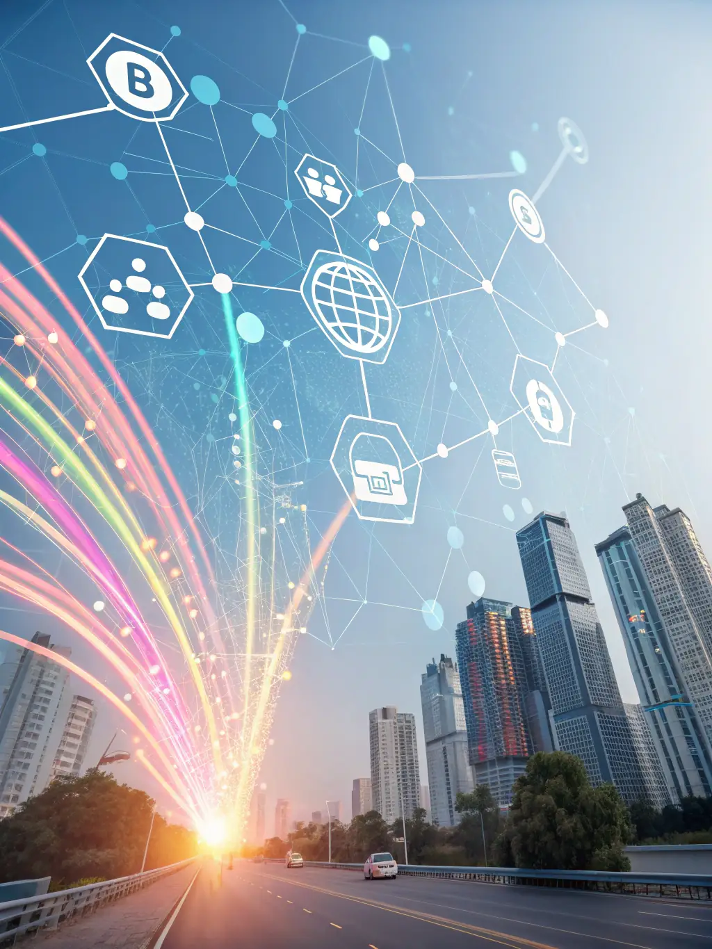 A graphic illustrating the scalability of AI infrastructure, showing how it can adapt to changing business needs, used to demonstrate flexible growth.