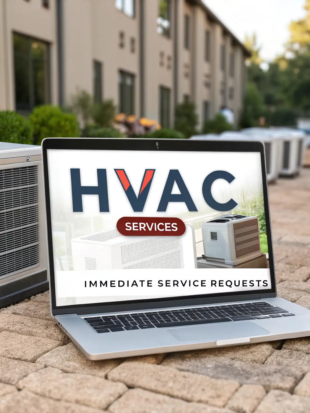 A visually appealing Facebook Ads campaign showcasing a home services company (e.g., HVAC) with engaging ad copy and a clear call to action, representing Titaneer AI's SMMA expertise.