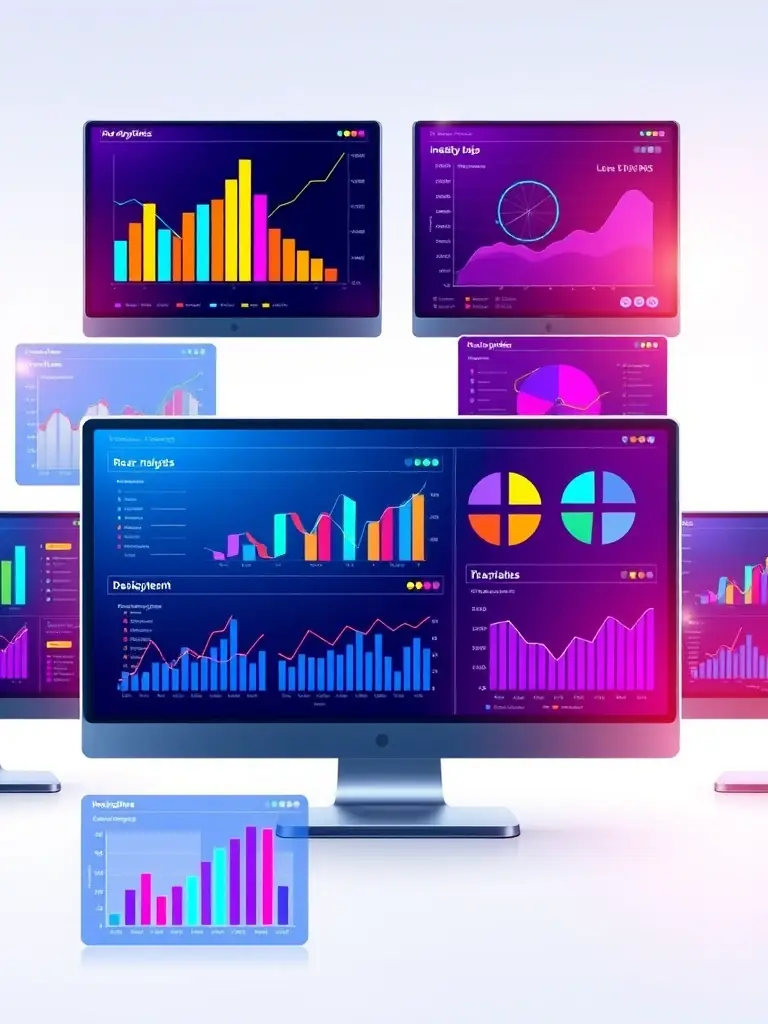 An image showing a detailed analytics dashboard with key performance indicators (KPIs) highlighted, illustrating data-driven decision-making and performance tracking.